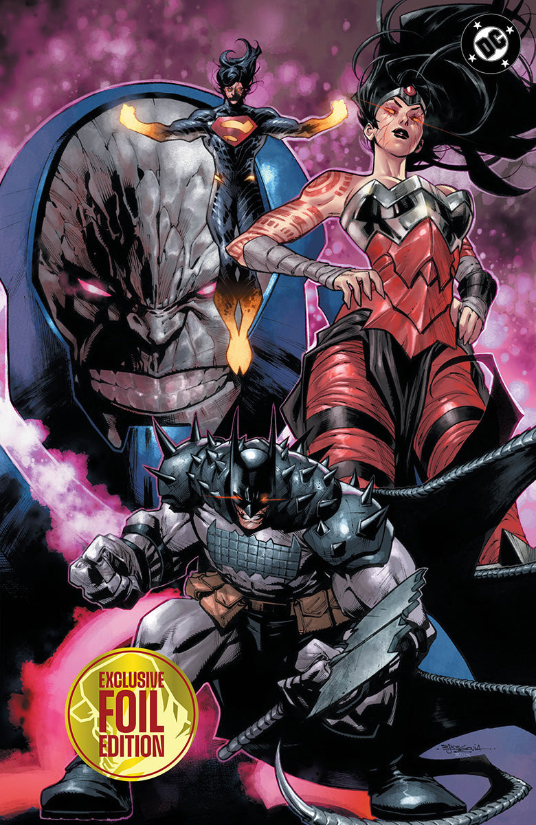 [FOIL] DC ALL IN SAGA: DARKSEID VS. THE WORLD #1 STEPHEN SEGOVIA EXCLUSIVE VIRGIN VAR