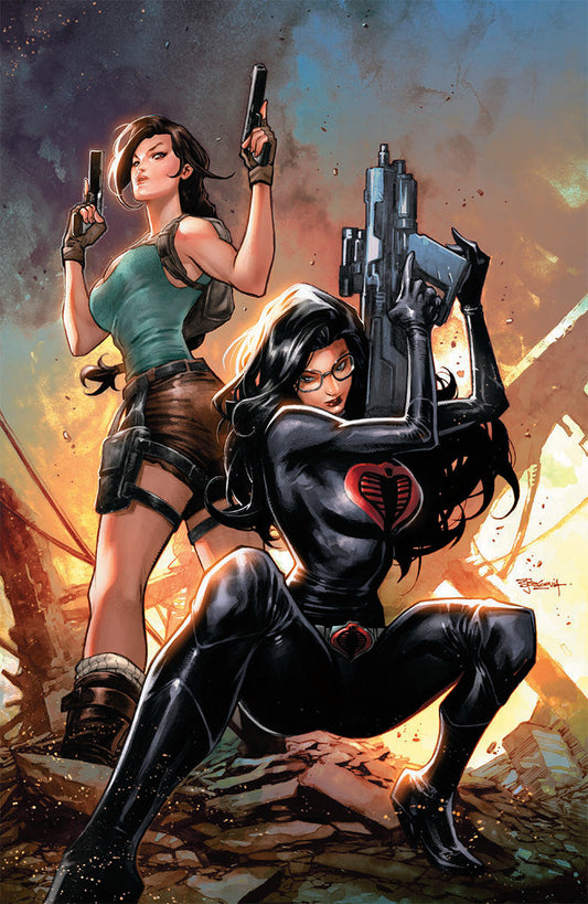 GI JOE A REAL AMERICAN HERO TOMB RAIDER #1 STEPHEN SEGOVIA EXCLUSIVE VIRGIN VAR
