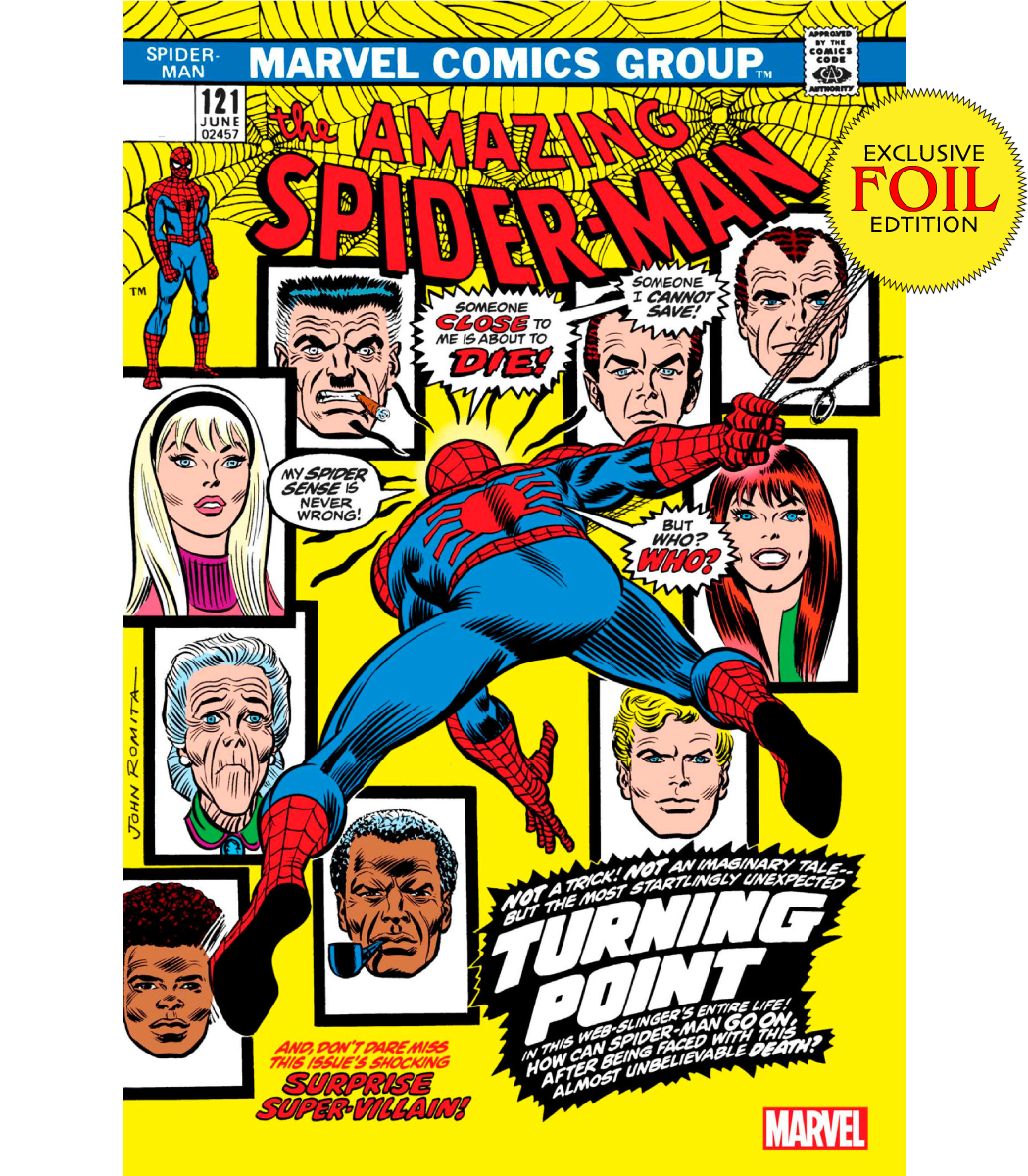[Foil] Amazing Spider-Man #121 Facsimile Edition Unknown Comics John Romita Exclusive Var