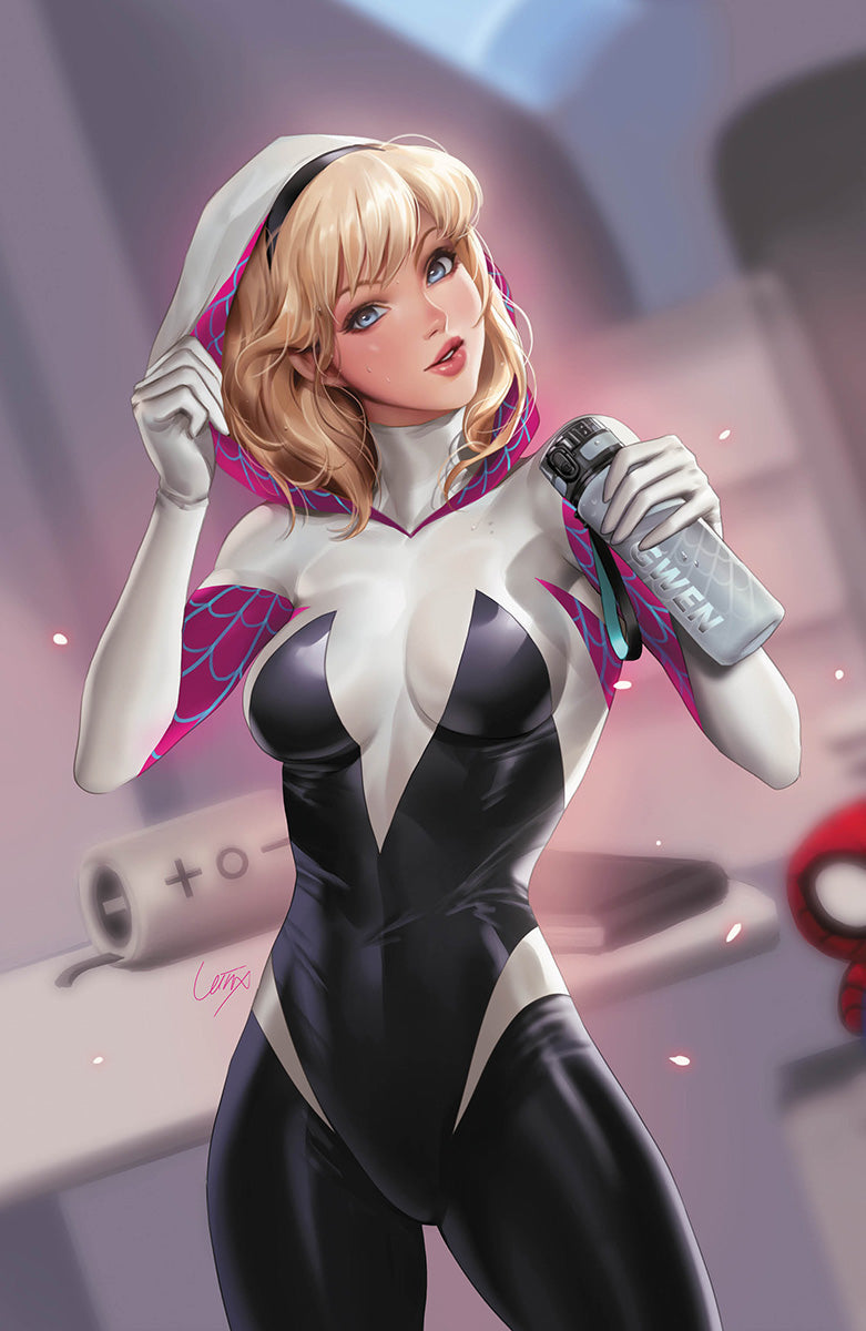 [Foil] Amazing Spider-Man #32 [G.O.D.S.] Unknown Comics Leirix Exclusive NYCC Foil Virgin Var