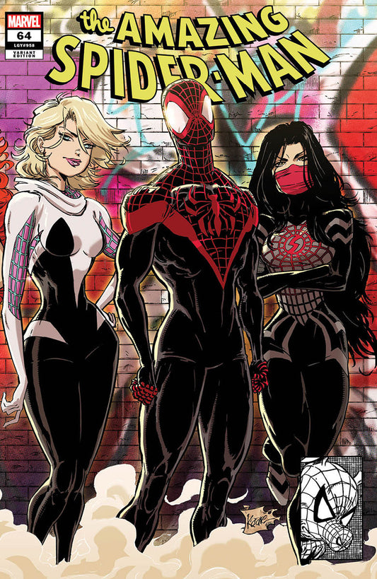 Amazing Spider-Man #64 Unknown Comics Kaare Andrews Connecting Cover Exclusive Var
