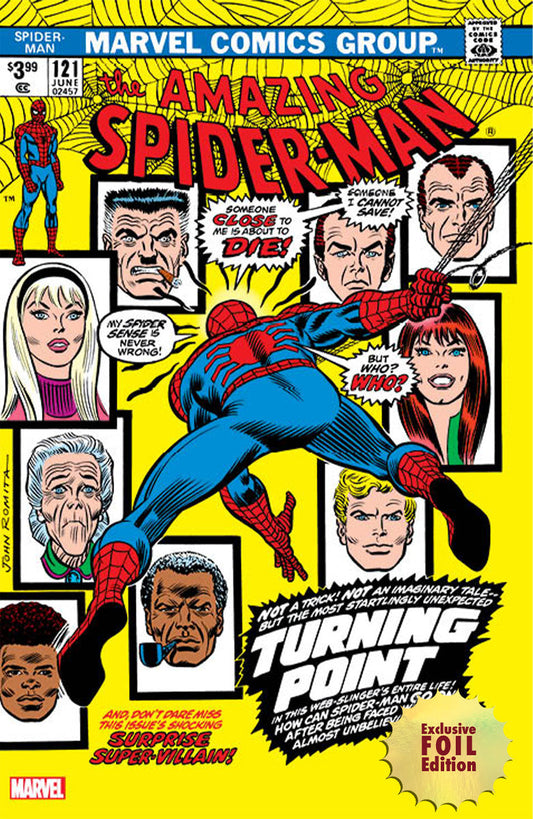 [Foil] Amazing Spider-Man #121 Facsimile Edition Unknown Comics John Romita Exclusive Var