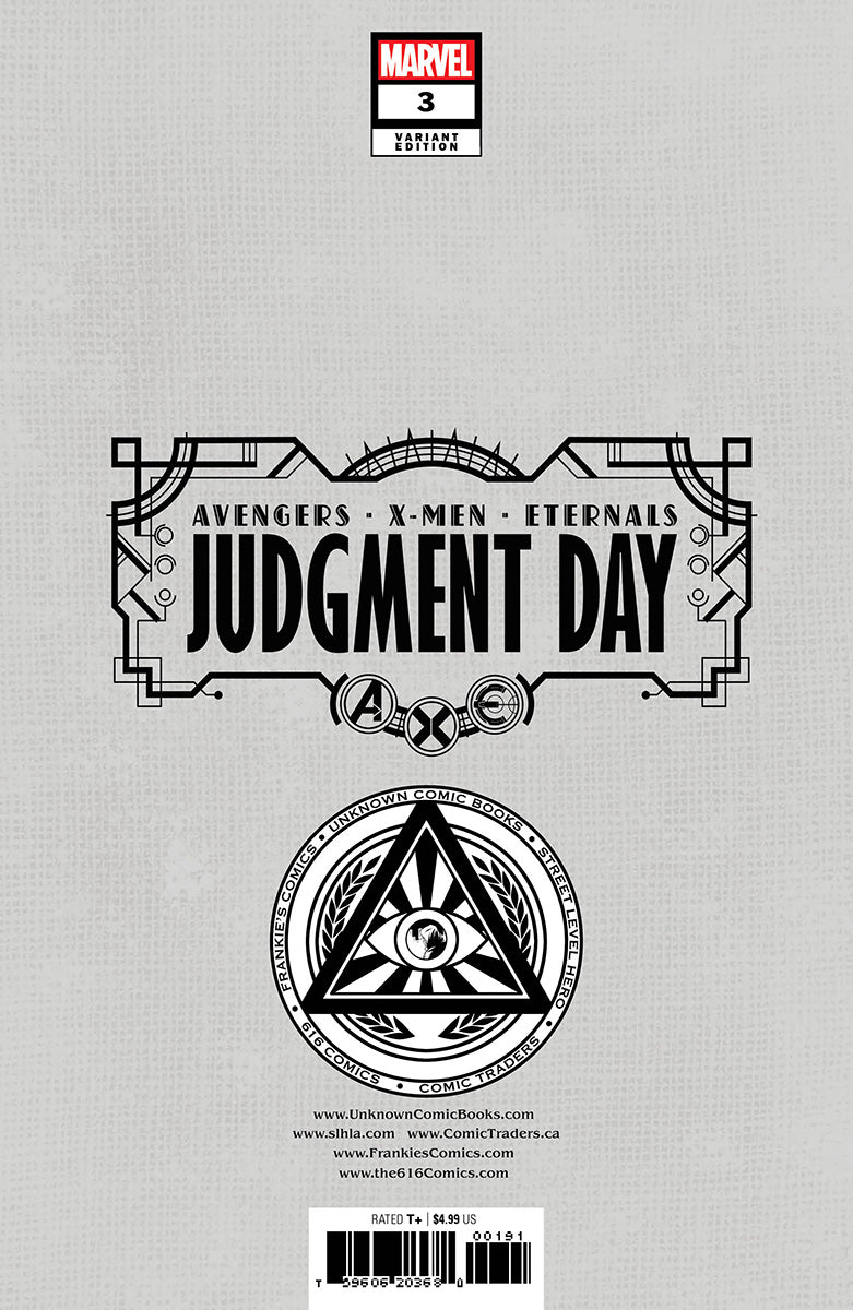 A.X.E.: Judgment Day #3 [Axe] Unknown Comics David Nakayama Hellfire Exclusive Virgin Var