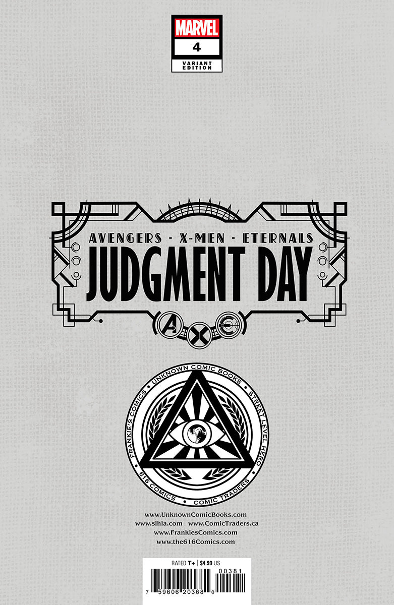 A.X.E.: Judgment Day #4 [Axe] Unknown Comics David Nakayama Hellfire Exclusive Virgin Var
