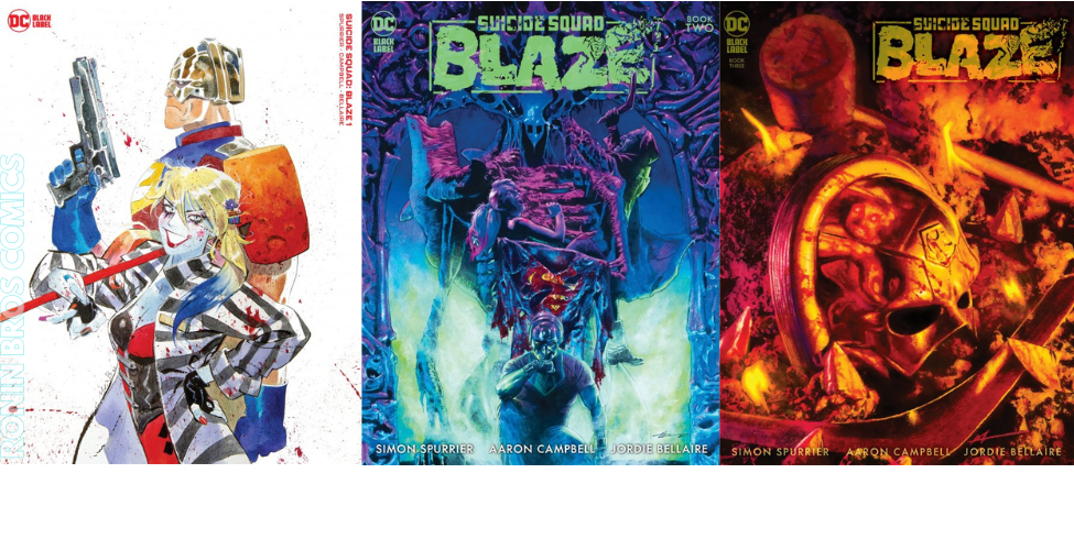 Suicide Squad Blaze #1-3 Aaron Campbell Complete Set (07/05/22)