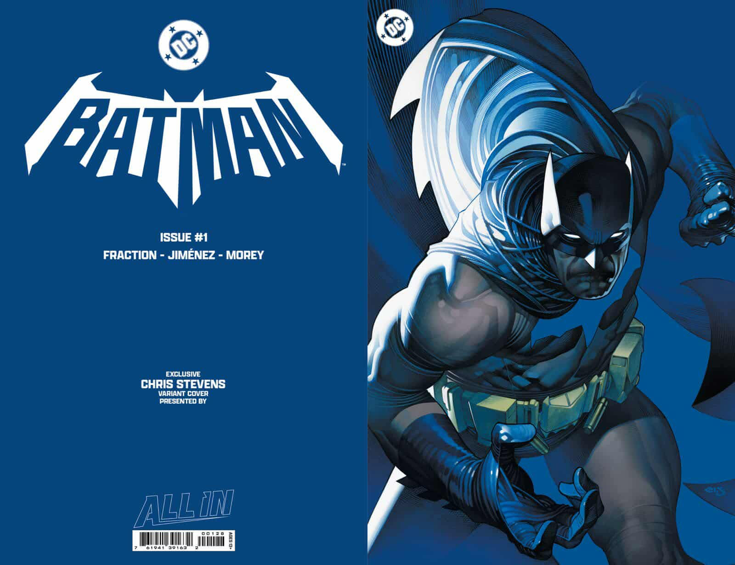 [FOIL] BATMAN #1 CHRIS STEVENS EXCLUSIVE VIRGIN VAR