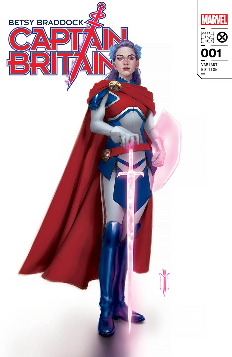 Betsy Braddock: Captain Britain #1 Unknown Comics Miguel Mercado Exclusive Vogue Var