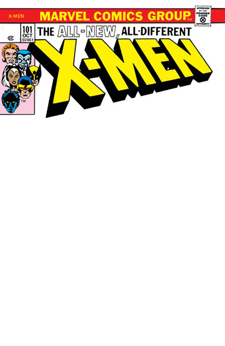 X-Men #101 Facsimile Edition Unknown Comics Exclusive Blank Var