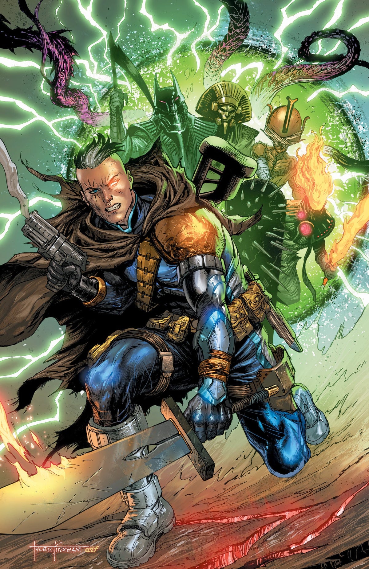 Cable #5 Unknown Comics Tyler Kirkham Exclusive Virgin Var Xos