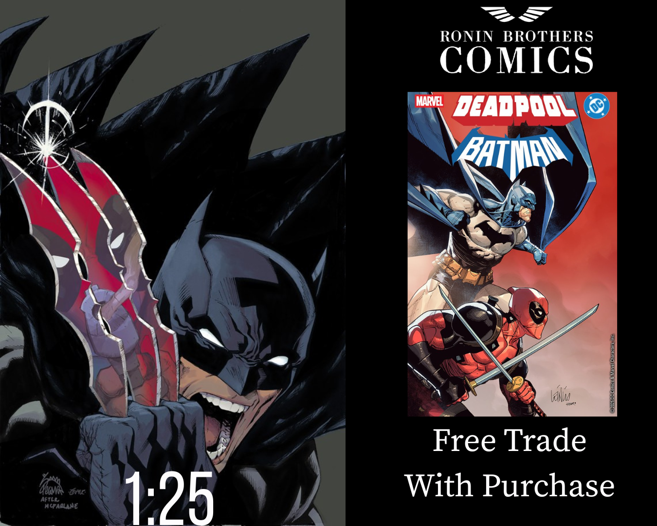 Marvel/DC: Deadpool/Batman #1 Ryan Stegman [1:25] Virgin 4th Print (PRESALE 02/18/26)