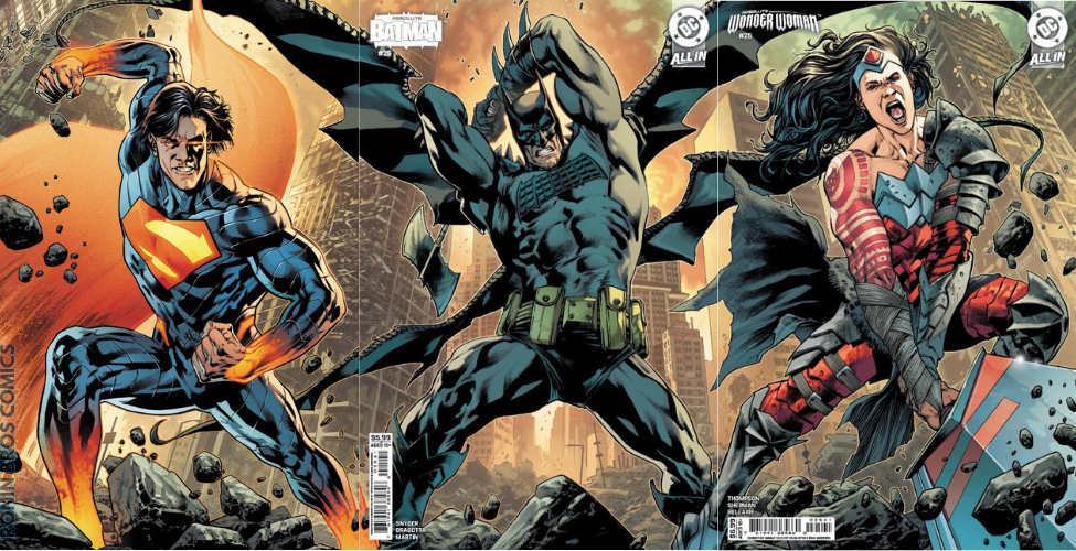 Absolute Batman Superman Wonder Woman #25 Hitch Connecting Set