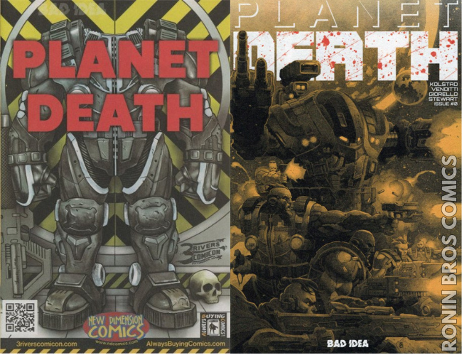 Planet Death #0 (Of 4) Jim Rugg + NDC Variant Set HTF