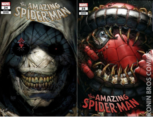 Amazing Spider-Man #24 & 25 Ryan Brown Exclusive Comics Elite Set