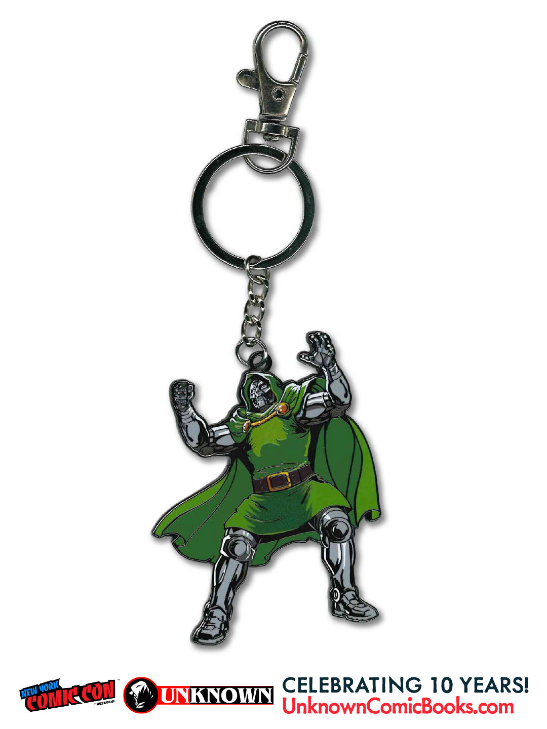 Doctor Doom Keychain NYCC 2026 | Unknown Comic Books Exclusive