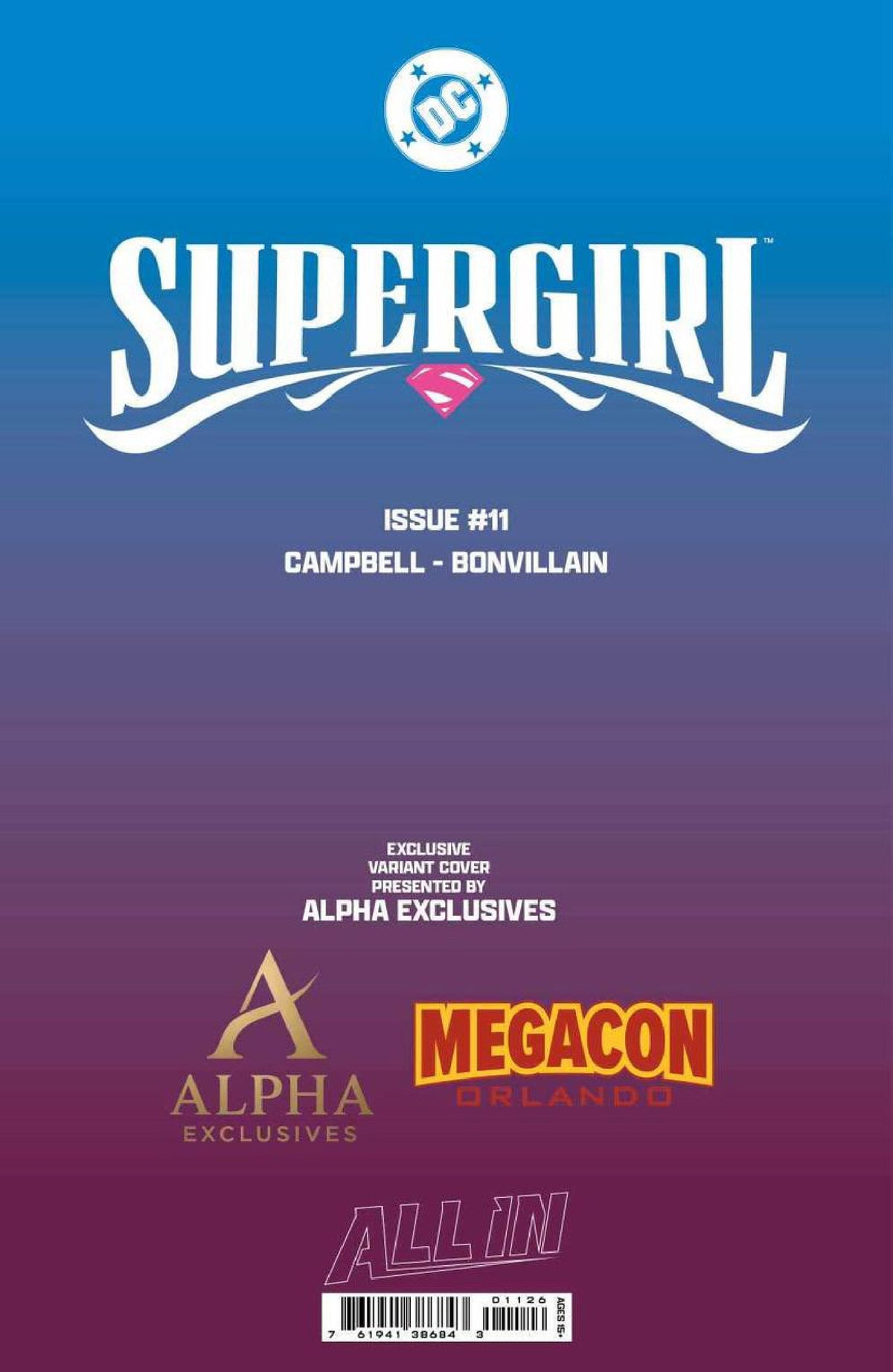 [FOIL] SUPERGIRL #11 EXCLUSIVE LOGO VAR