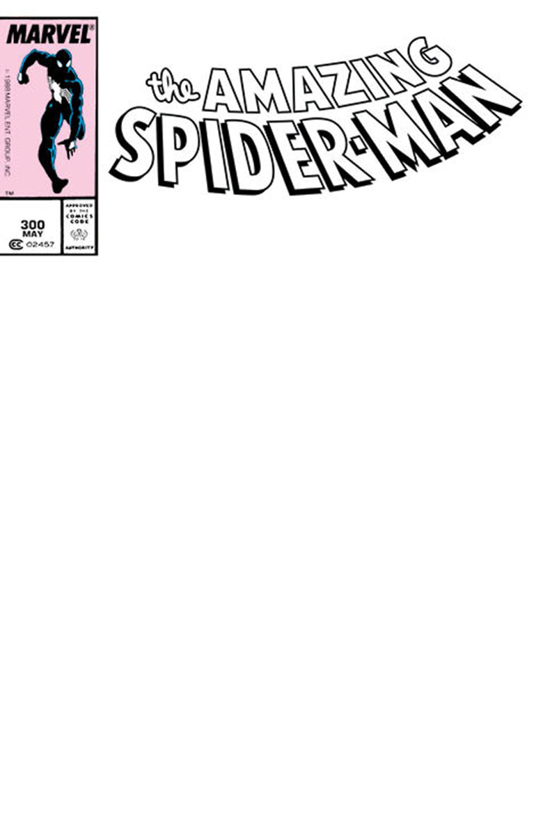 Amazing Spider-Man #300 Facsimile Edition Unknown Comics Exclusive Blank Var