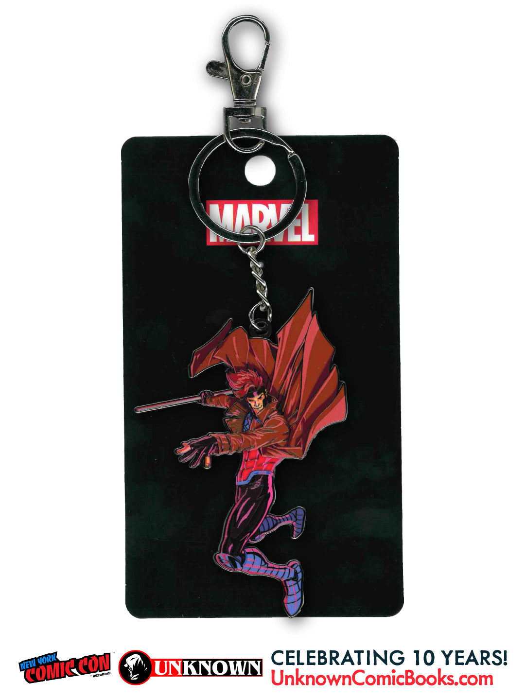 Gambit Keychain NYCC 2026 | David Nakayama | Unknown Comic Books Exclusive