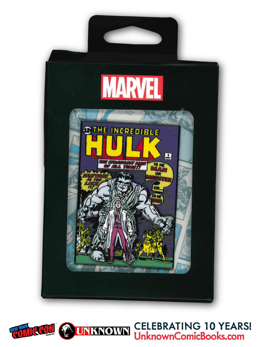 Hulk #1 3" Enamel Pin NYCC 2026 | Unknown Comics Exclusive