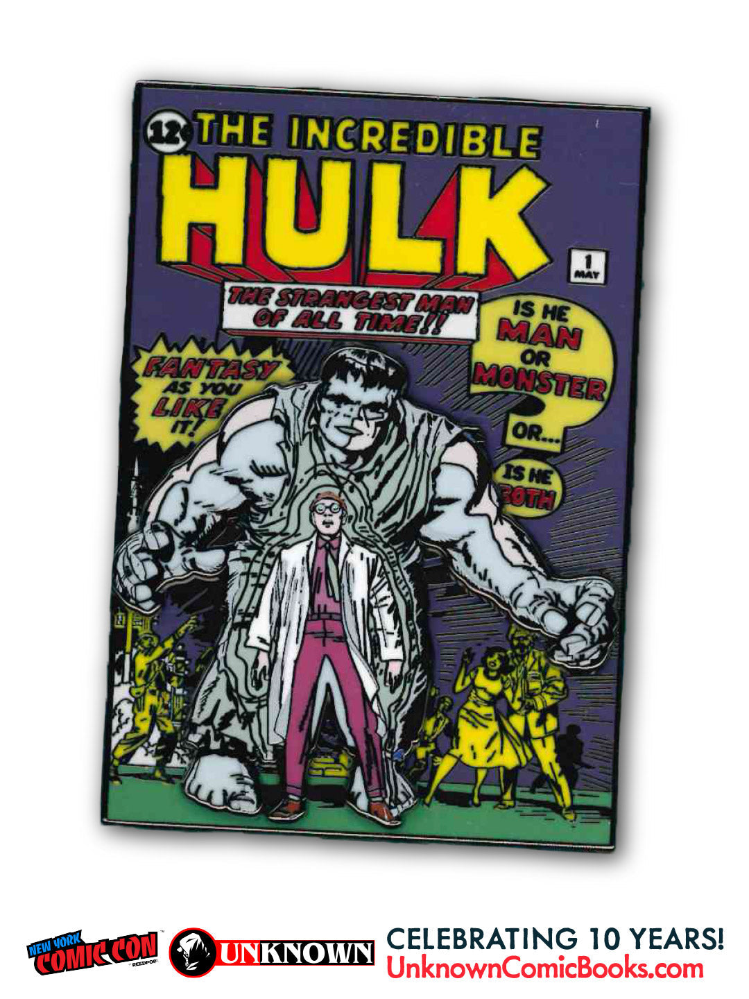 Hulk #1 3" Enamel Pin NYCC 2026 | Unknown Comics Exclusive