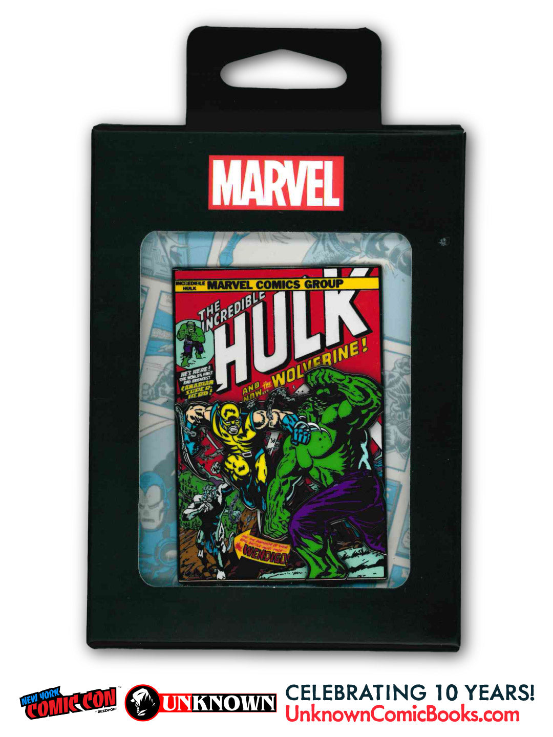 Incredible Hulk #181 3" Enamel Pin NYCC 2026 | Unknown Comics Exclusve