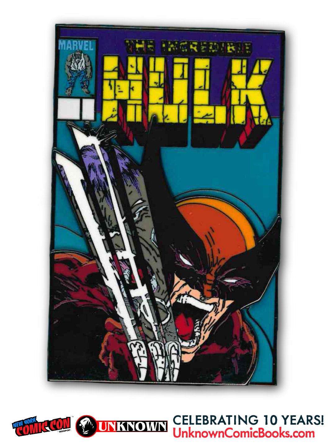 Hulk #340 3" Enamel Pin NYCC 2026 | Unknown Comics Exclusive