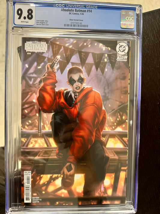 Absolute Batman #14 Derrick Chew CGC 9.8 1st Harley Quinn