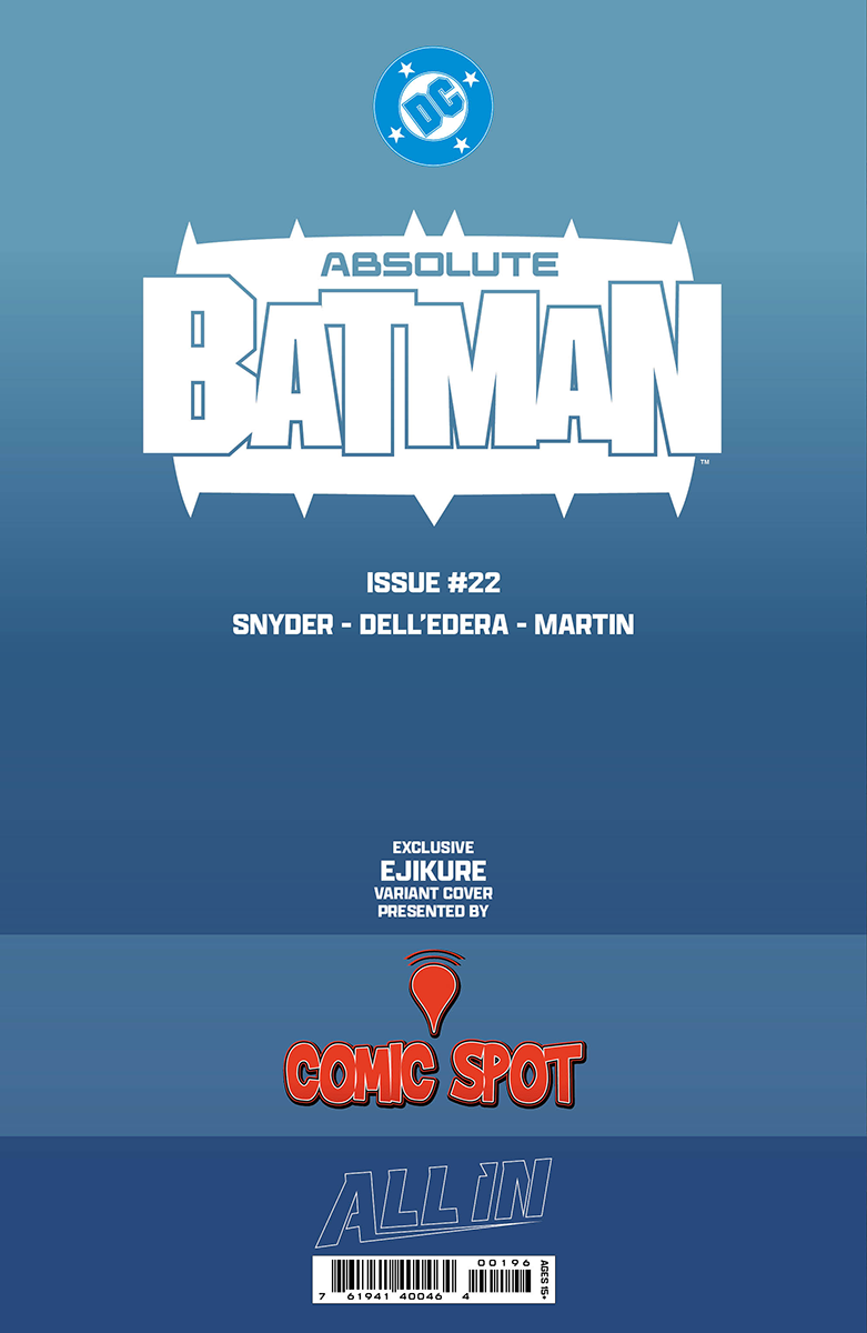 ABSOLUTE BATMAN #22 EJIKURE EXCLUSIVE VAR