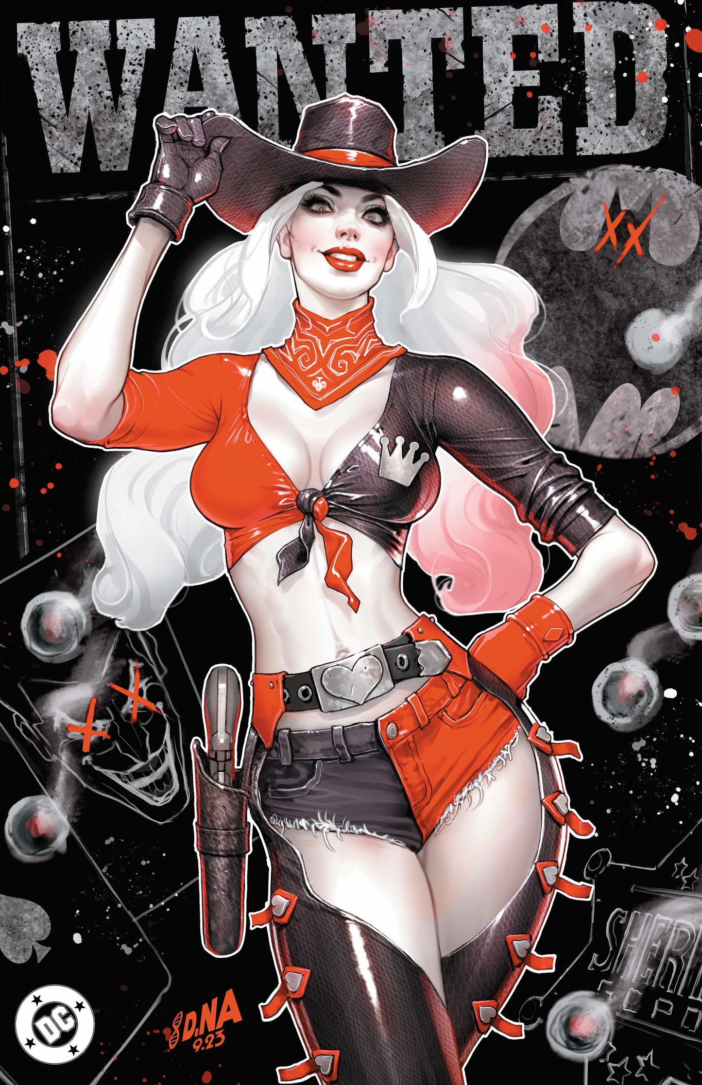 [FOIL] Harley Quinn #47 David Nakayama Exclusive Var PREMIUM HOWDY [BLACK]