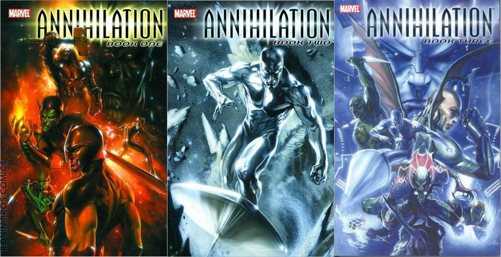 Annihilation Book #1-3 Complete Set TPB