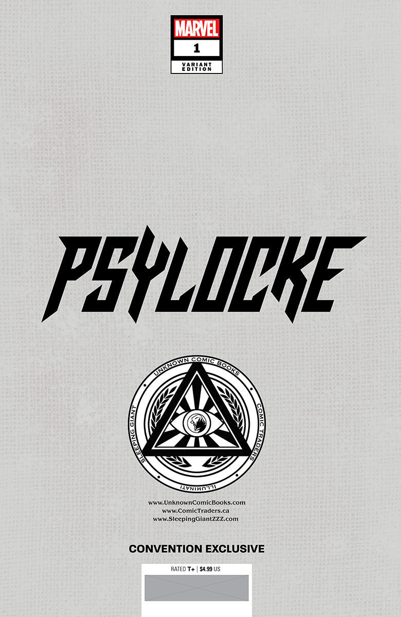 [FOIL] PSYLOCKE #1 UNKNOWN COMICS DAVID NAKAYAMA EXCLUSIVE VIRGIN CONVENTION VAR