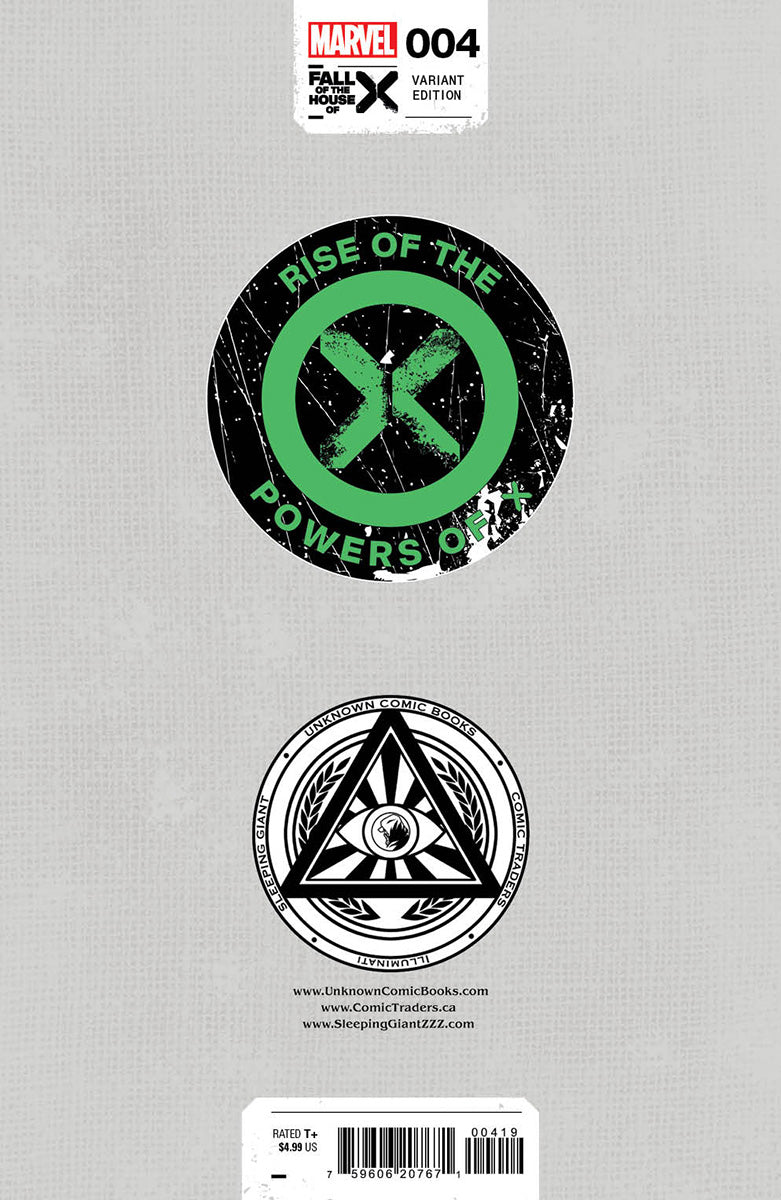 Rise Of The Powers Of X #4 Unknown Comics Kaare Andrews Exclusive Var [Fhx]