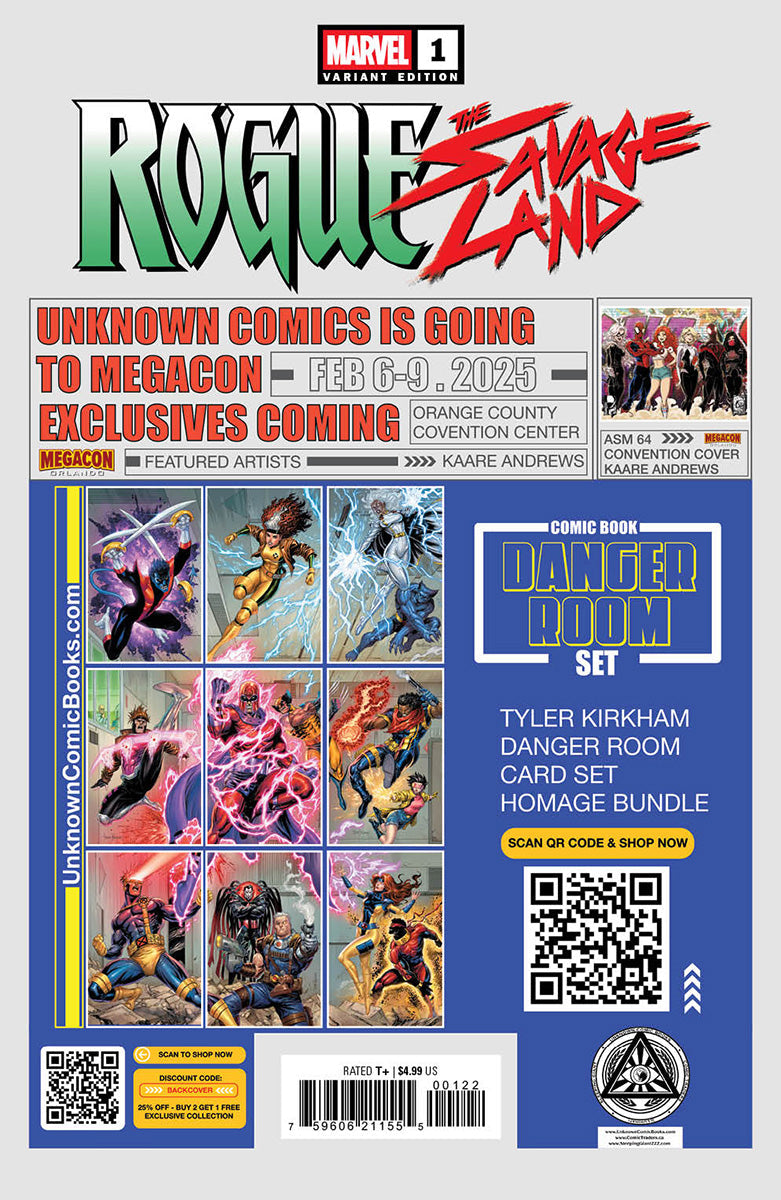 Rogue: The Savage Land #1 Unknown Comics Nathan Szerdy Exclusive Var
