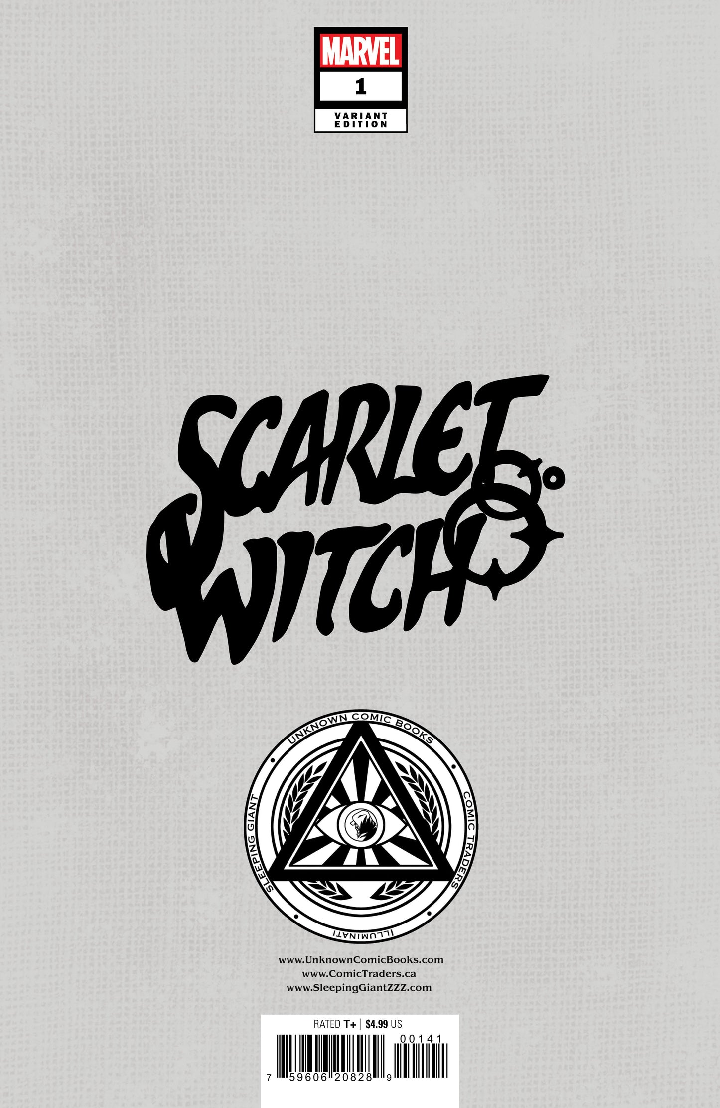 [Foil] Scarlet Witch #1 Unknown Comics David Nakayama Exclusive Virgin Var