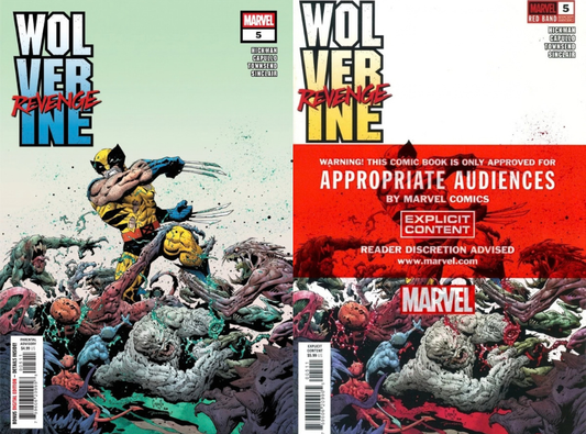 Wolverine Revenge Red Band #5 Greg Capullo Cover Set