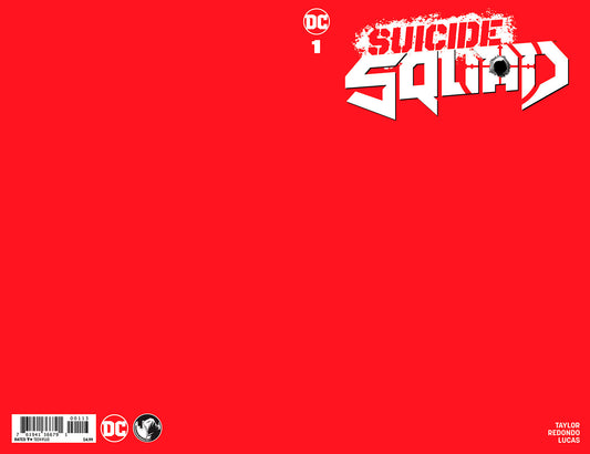 Suicide Squad #1 Unknown Comics Red Blank Exclusive Var
