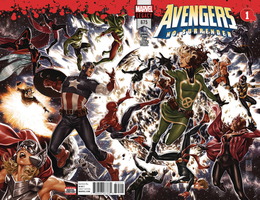 AVENGERS LH #675 LEG 3D LENTICULAR wraparound