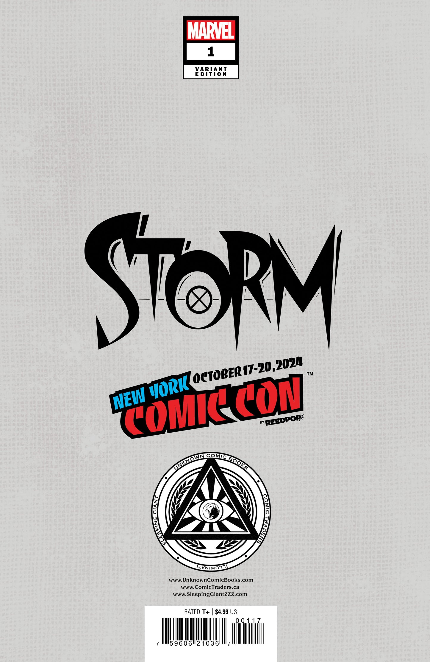 [Foil] Storm #1 Unknown Comics David Nakayama Exclusive Virgin Nycc 2024 Var