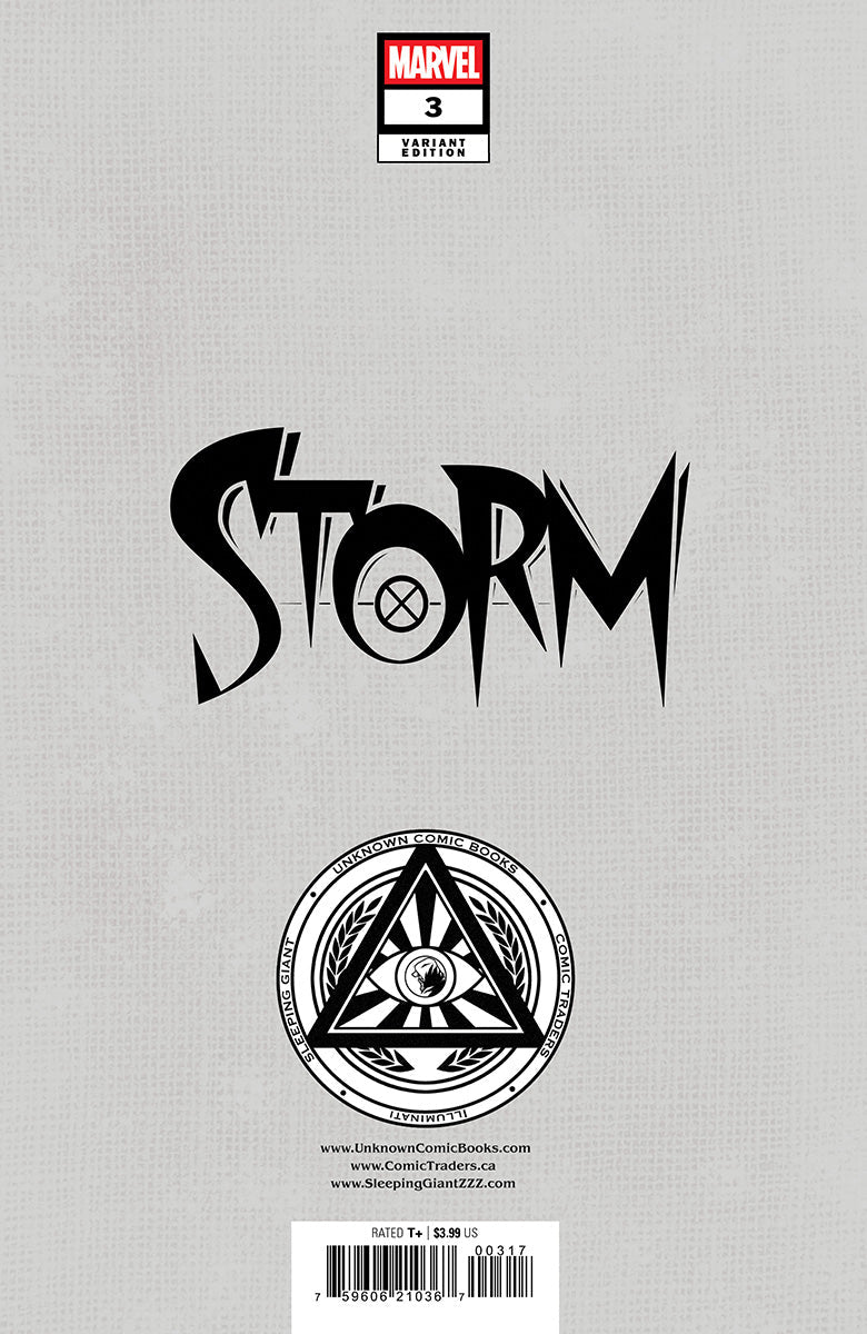 Storm #3 Unknown Comics Mateus Manhanini Exclusive Virgin Var