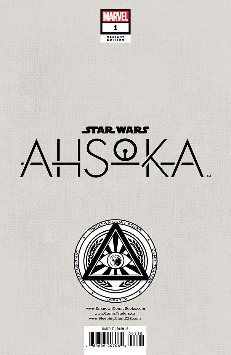 Star Wars: Ahsoka #1 Unknown Comics David Nakayama Virgin Exclusive Var