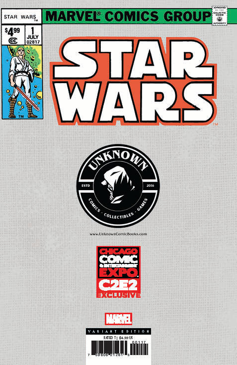 Star Wars #1 Facsimile Unknown Comics David Nakayama C2E2 2025 | Star Wars Celebration 2025 Exclusive Var