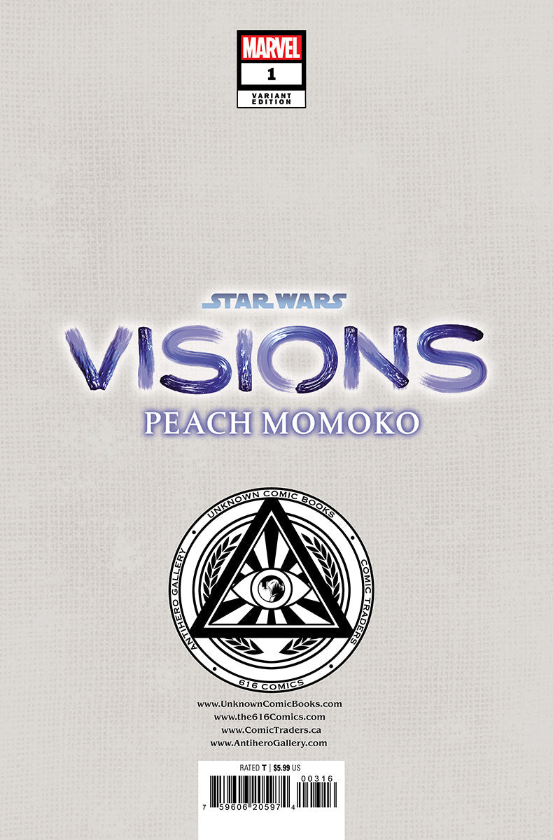 Star Wars: Visions - Peach Momoko #1 Unknown Comics Rickie Yagawa Exclusive Virgin Var