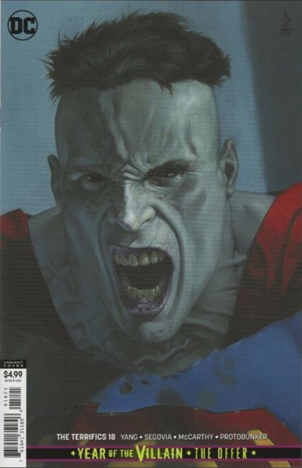 TERRIFICS #18 Riccardo Federici CARD STOCK VAR ED YOTV THE OFFER (07/24/2019)