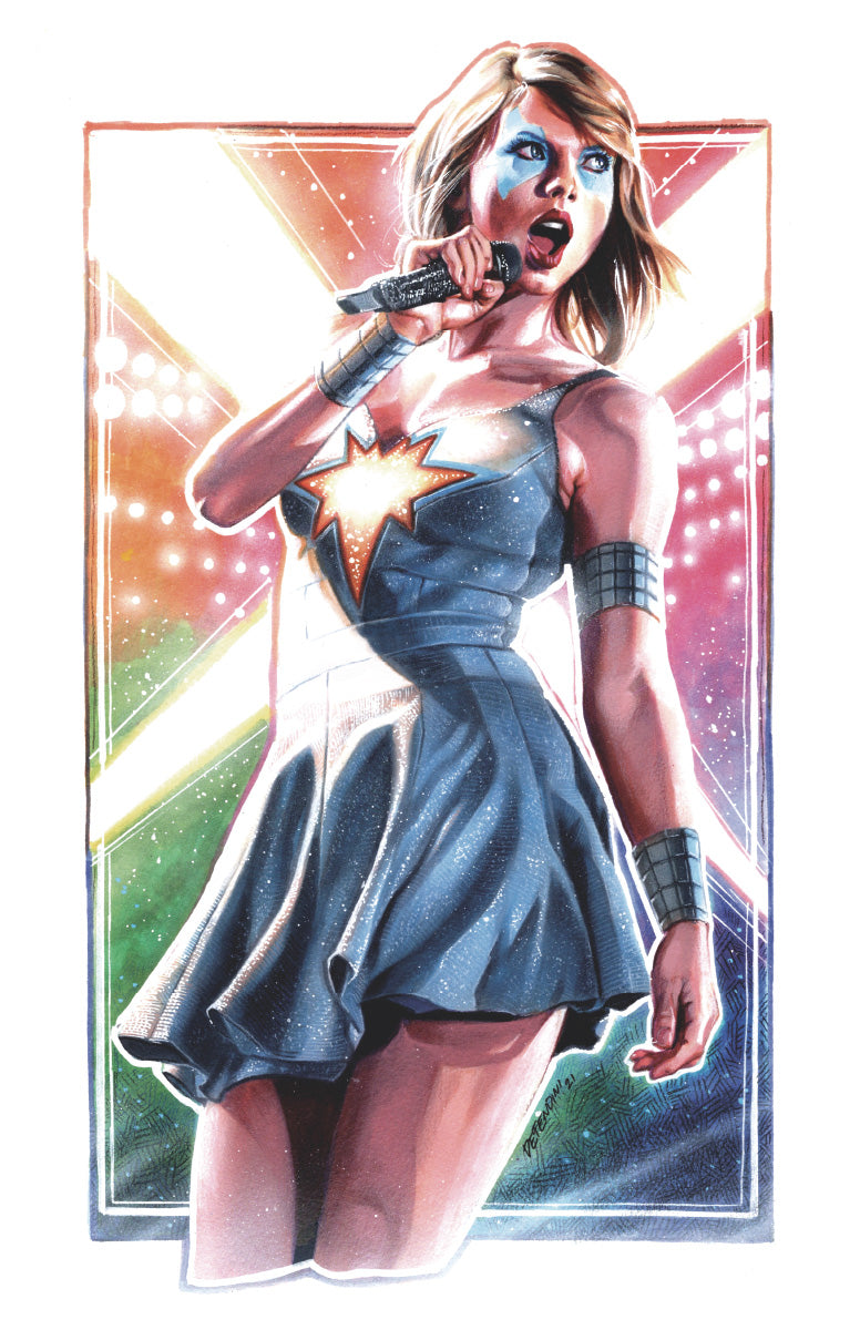 [CHROME] FEMALE FORCE TAYLOR SWIFT UNKNOWN COMICS STEVEN DEFENDINI EXCLUSIVE VIRGIN VAR