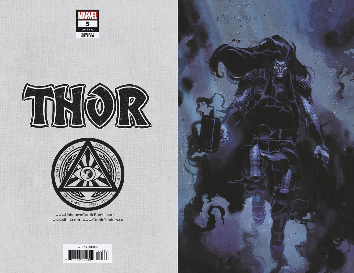 THOR #5 UNKNOWN COMICS EXCLUSIVE 3RD PTG KLEIN VIRGIN VAR