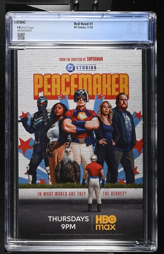 Red Hood #1 Cover A Jeff Spokes Recalled issue CGC 9.8 (09/10/25)