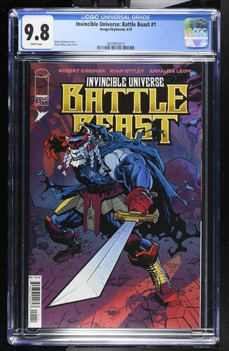Invincible Universe Battle Beast #1 Ryan Ottley Main CGC 9.8 (05/14/25)