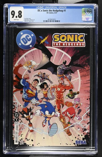 DC x Sonic The Hedgehog #1 Pablo Collar Main CGC 9.8 (03/19/25)