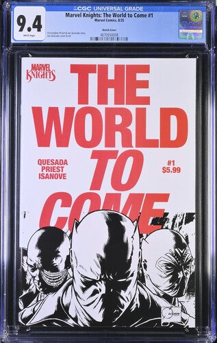 Marvel Knights: The World To Come #1 Quesada One Per Store CGC 9.4 (06/04/25)