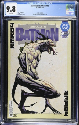 Absolute Batman #15 Cover A Nick Dragotta CGC 9.8