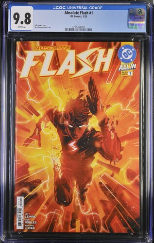Absolute Flash #1 Cover A Nick Robles CGC 9.8